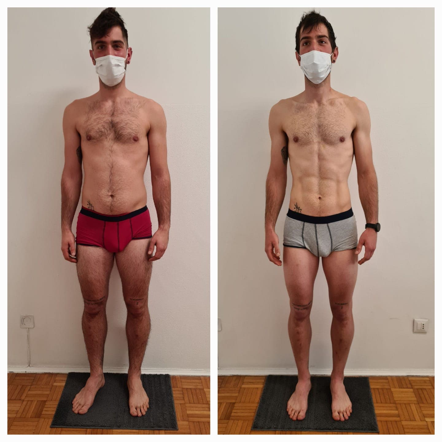 Prima e dopo 1, percorso TEN Nutrizione