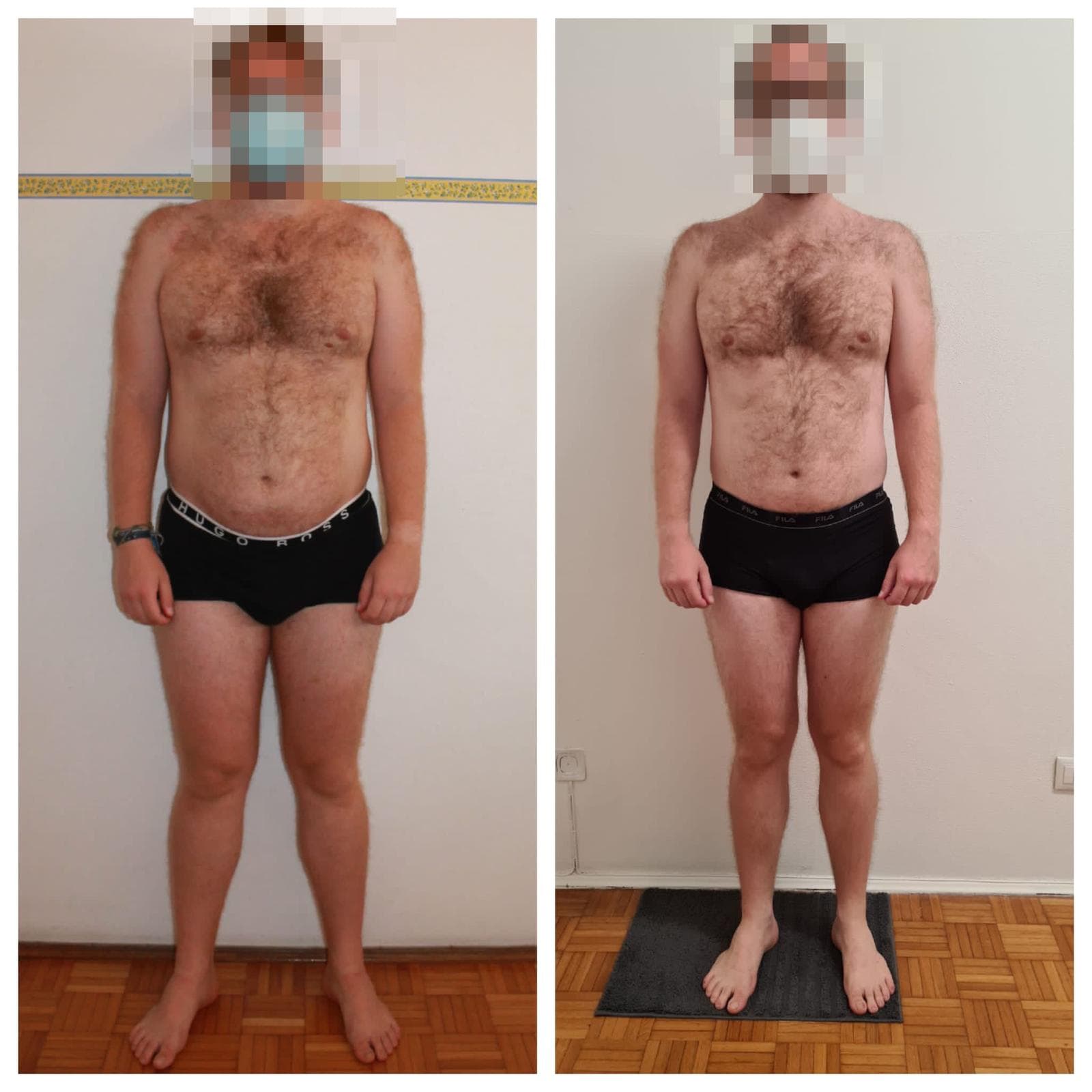 Prima e dopo 3, percorso TEN Nutrizione