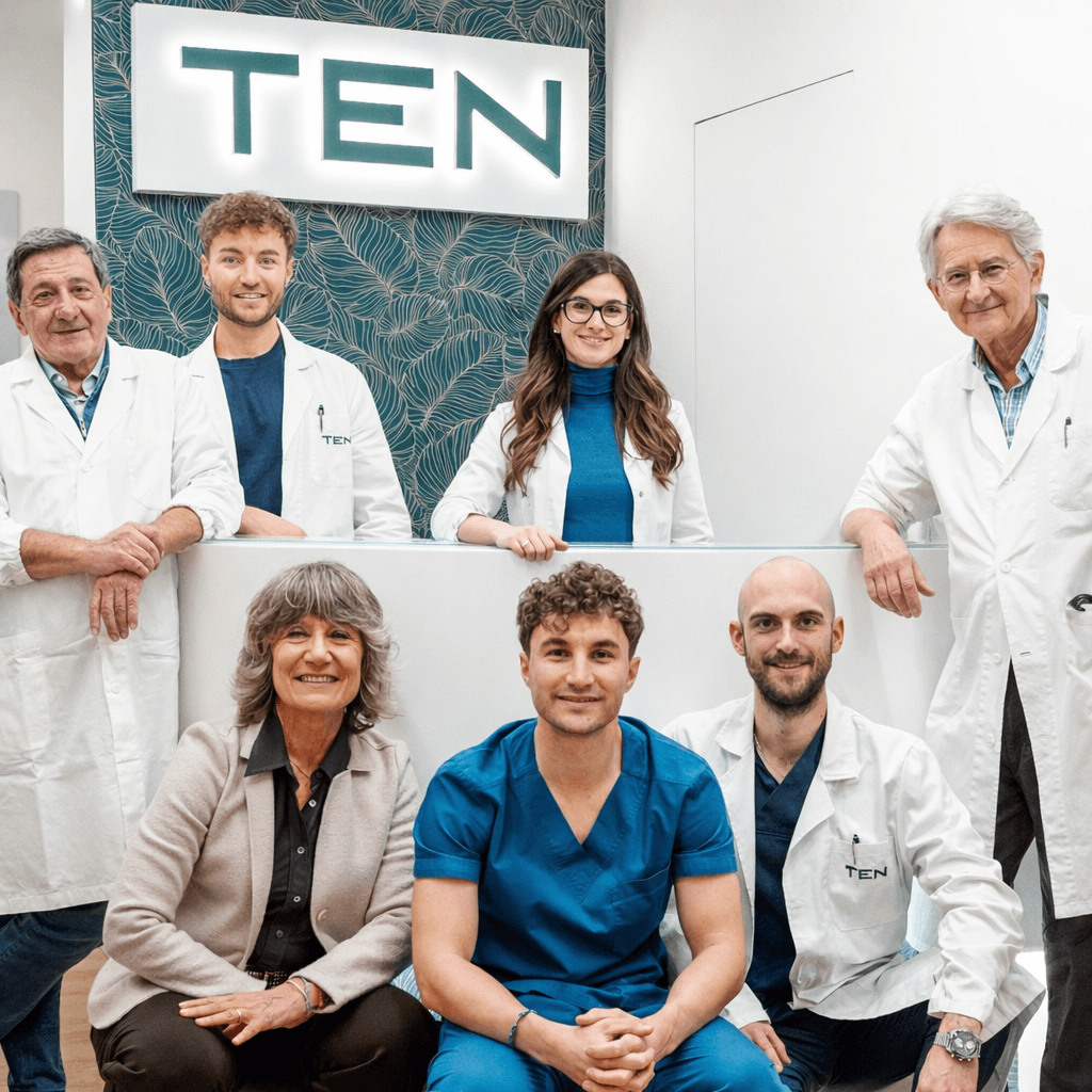 Il team TEN Nutrizione nello studio di Biella